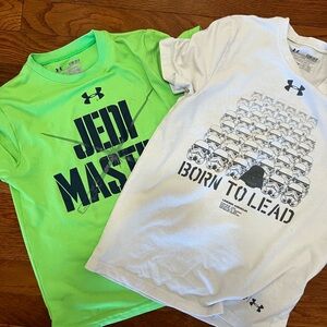 Two Under Armour Star Wars Sleeve Tees